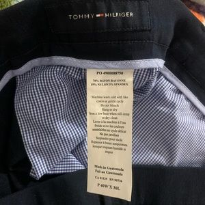 Tommy Hilfiger Men’s Navy Dress Pants